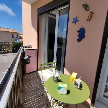 T3 Avec Climatisation Et Parking, Proche Plage, 4 Pers, Narbonne-plage - Fr-1-795-65 아파트 나르본